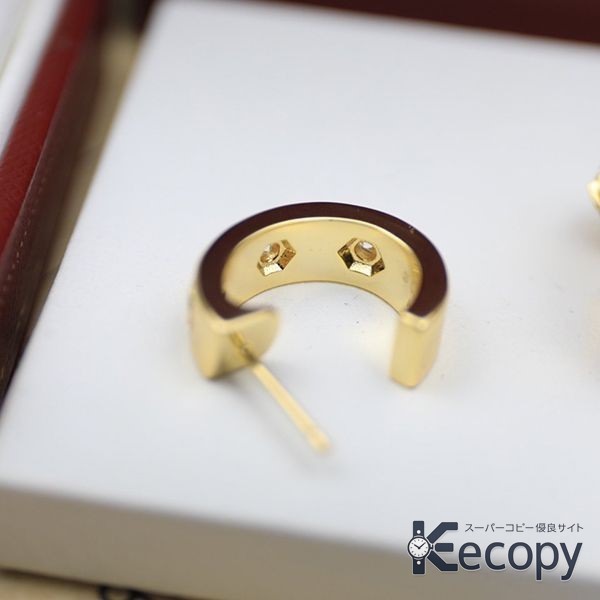 シンプルで上品 カルティエ イヤリング 重ね付けにもおすすめ スーパーコピー 1419 画像 4