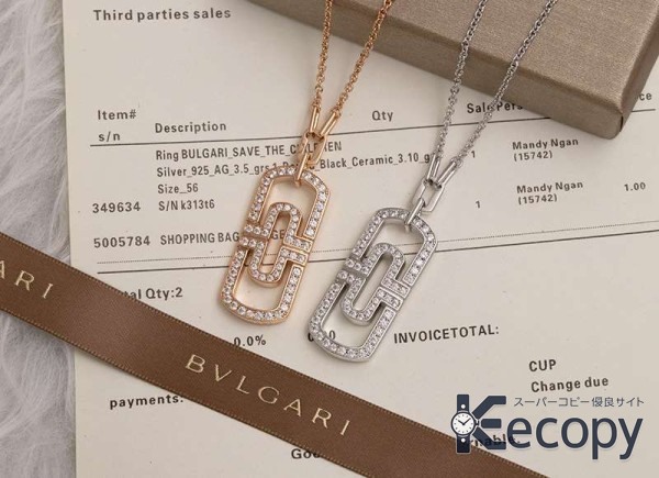 スタイリッシュ ブルガリ ネックレス 重ね付けにもおすすめ N級品 通販 511