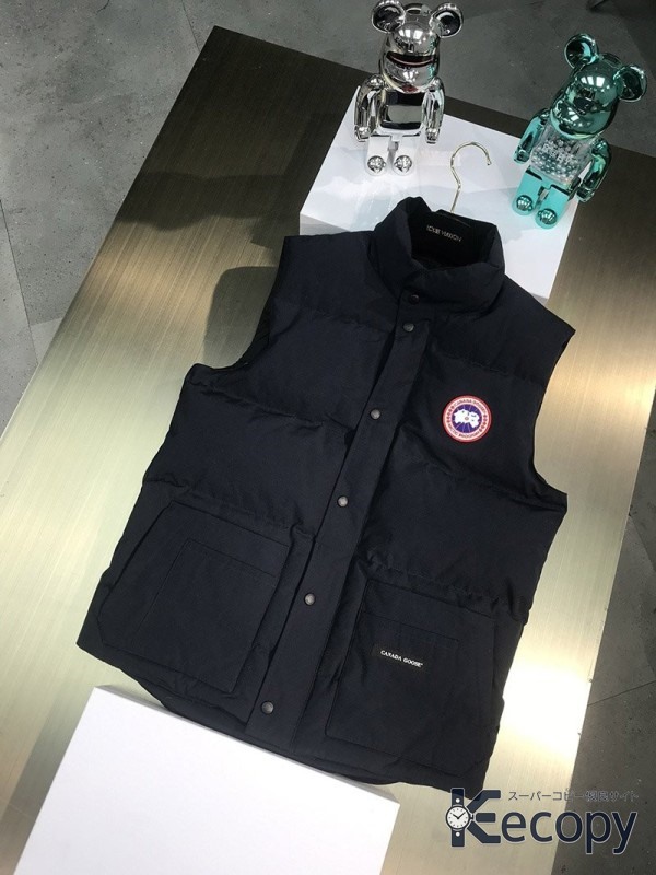 洗練デザイン カナダグース ダウンベスト コーデに取り入れやすい 偽物 人気 95 画像 3