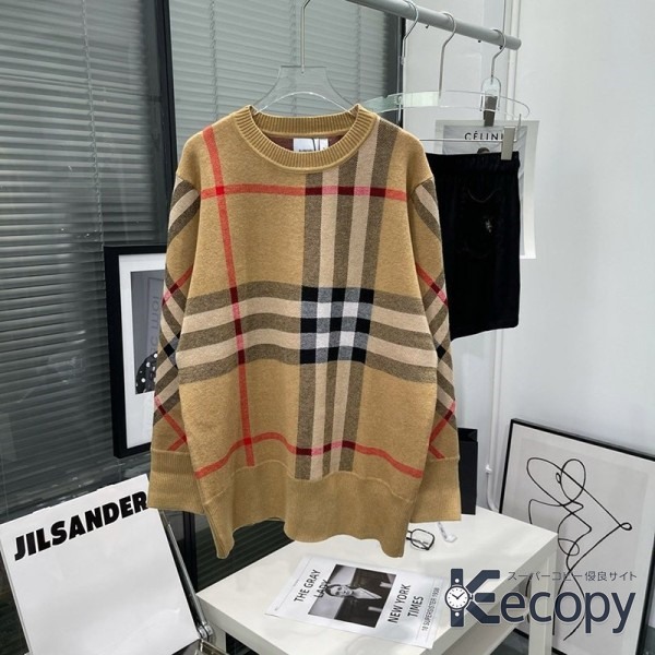 コーデの主役 バーバリー ニット 着回しやすいデザイン スーパーコピー 696 画像 2
