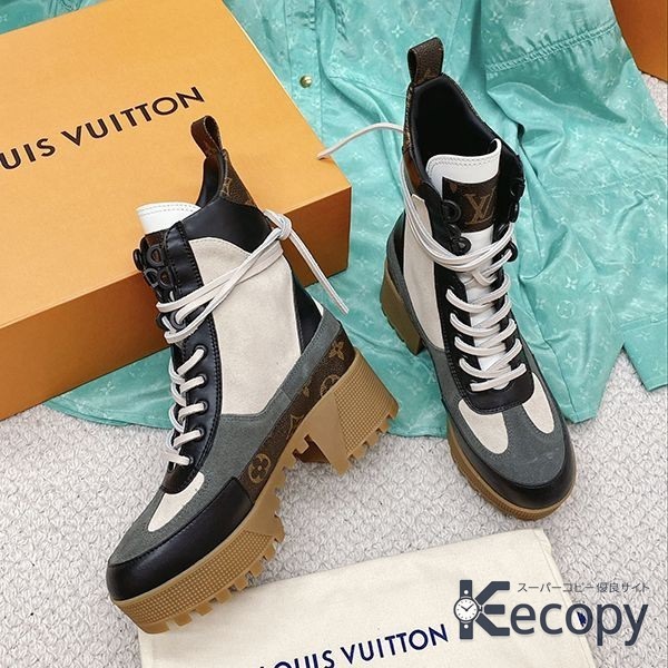 シンプルで上品 ルイ・ヴィトン ブーツ 足元を印象的に 偽物 人気 908 画像 2
