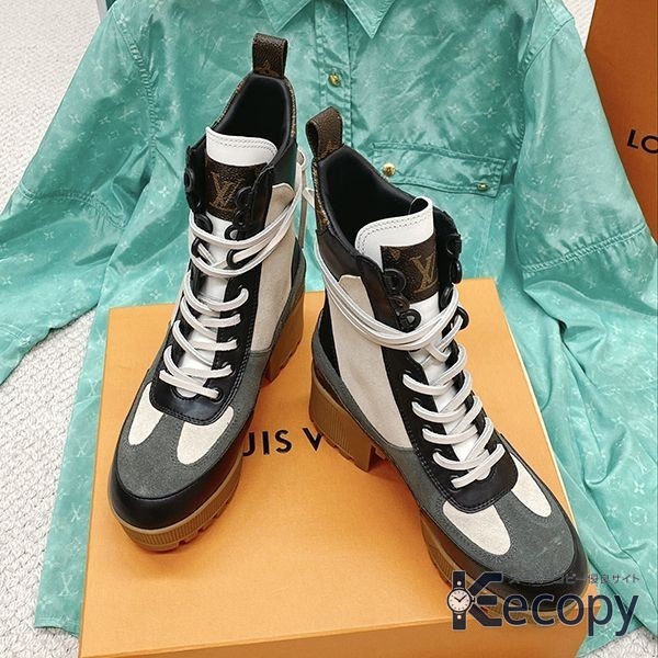シンプルで上品 ルイ・ヴィトン ブーツ 足元を印象的に 偽物 人気 908 画像 4