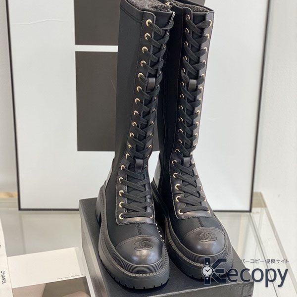 シンプルで上品 シャネル ブーツ 洗練されたシルエット コピー N級品 108 画像 2