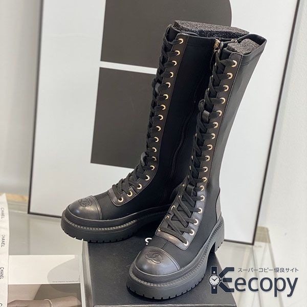 シンプルで上品 シャネル ブーツ 洗練されたシルエット コピー N級品 108 画像 3