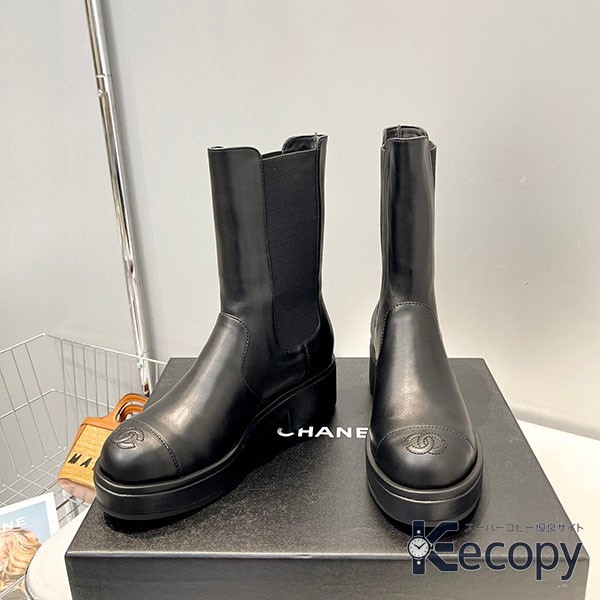 高級感あふれる シャネル ブーツ コーデに合わせやすい N級品 通販 87 画像 4