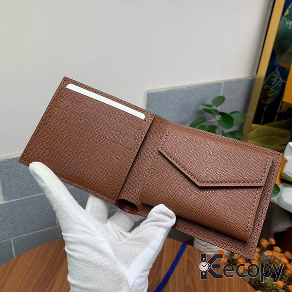 シンプルで上品 ルイ・ヴィトン 折り財布 手になじむデザイン 偽物 人気 694 画像 5