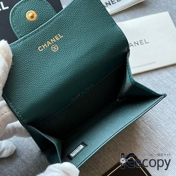 シンプルで上品 シャネル 折り財布 毎日使える定番 コピー N級品 337 画像 5